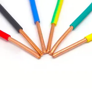 Cable eléctrico de cobre de núcleo único, envoltura de pvc para casa, 1,5mm, 2,5mm