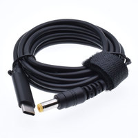 Cable de Alimentación USB-C a DC 5V-20V de 1.5m, Nuevo, para Monitor de Portátil y Cámara de Seguridad