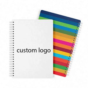 New Design Imitation Leather <b>Spiral</b> <b>Notebook</b> Wire <b>Bound</b> 2022 Custom Printing Budget Women Planner 80 Sheets Cartoon Size - Product Image 1