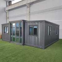 Maisons pliantes préfabriquées en acier, mobiles, 20 pieds, modulaires, petites maisons préfabriquées sur roues, conteneurs extensibles, mini-maisons sur roues