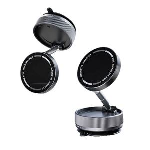 Support de téléphone portable pour tableau de bord de voiture en alliage de zinc K10A, rotation à 360 degrés, fixation magnétique par ventouse - Product Image 1
