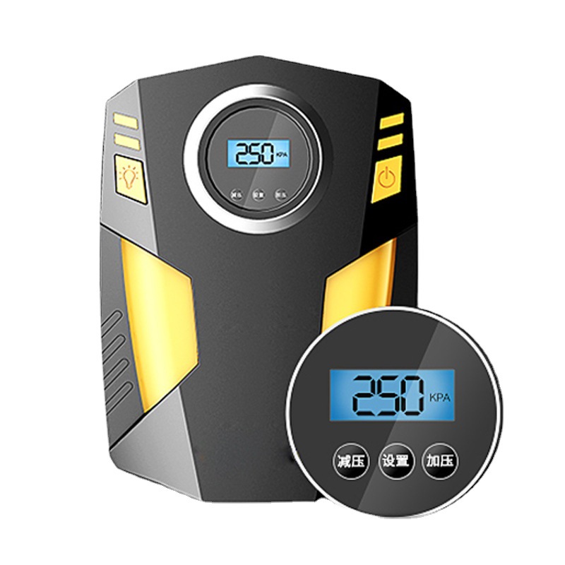 Автомобильный воздушный насос, цифровой электрический насос для шин 12 В