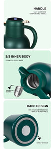 Produits écologiques Thermos en acier inoxydable pour thé ou <span class=keywords><strong>café</strong></span> Flacon <span class=keywords><strong>à</strong></span> <span class=keywords><strong>café</strong></span> Bouteille d'eau sous vide avec marqueur de temps - Product Image 4