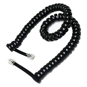 Câble de combiné téléphonique de bureau en spirale 4P4C <span class=keywords><strong>RJ11</strong></span>, <span class=keywords><strong>prix</strong></span> usine, pour acheteurs vietnamiens, câbles de communication de l'usine du Guangdong - Product Image 1