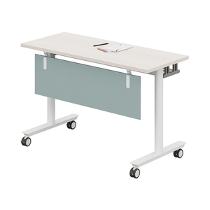 Scrivania da Ufficio Modulare Pieghevole Moderna, Tavolo Semplice per Formazione, Postazioni di Lavoro per Riunioni e Lavoro - Product Image 3