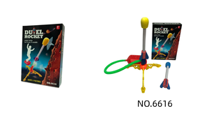 ของเล่นใหม่มาแรง <span class=keywords><strong>2021</strong></span> ของเล่นฤดูร้อน จรวดต่อสู้กลางแจ้ง ของขวัญ STEM พร้อมจรวด 6 ลูก และเครื่องยิงจรวด - Product Image 5