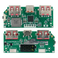 Module de banque de charge rapide à affichage numérique 5V 3A IP5356 carte mère d'alimentation Mobile 3.7V carte de suralimentation de batterie au Lithium
