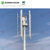Générateur de vent vertical de lames d'éolienne du rendement élevé 24V 48V 3000 5000 watts pour la maison