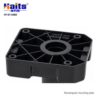Pied de meuble réglable en plastique noir pour armoire de cuisine, pied de socle, fabricant chinois en gros