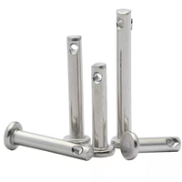 Goupille à fourche de qualité structurelle avec goupille fendue en acier inoxydable 304 pour la construction de cadres d'échafaudages et les travaux de fixation par goupillage
