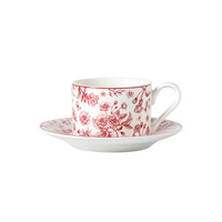 Juego de taza y platillo de cerámica de alta gama, exquisita caja de regalo de boda, recuerdo de lujo para damas de honor, regalo para recién casados