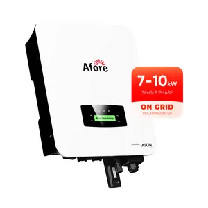 Afore Grid Tie Hybrid Solar Inverter 7Kw 8Kw 10Kw Mppt Solar Hybrid Inverter Price In India