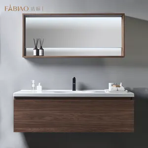 Moderno popular tamanho grande alta qualidade banheiro armário vanity