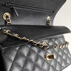 Borsa a tracolla da donna di lusso 2026 in vera pelle con chiusura a fermaglio, elegante, portatile, impermeabile, con logo - Product Image 4