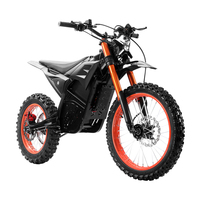 Moto électrique tout-terrain rapide Comoze K2 PRO style Surron, moteur à engrenages 6000W, batterie lithium 72V, pour adultes