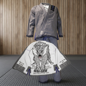 Kimono de Jiu-Jitsu personnalisé pour homme avec doublure intérieure 100 % coton sublimé et vêtements de Jiu-Jitsu décorés sur mesure, marque PK, modèle 11225 - Product Image 2