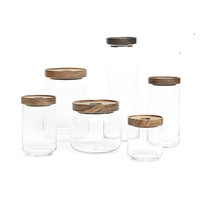 Nouveau Design de stockage de bocaux en verre hermétiques de 500g et 100ml de la meilleure qualité