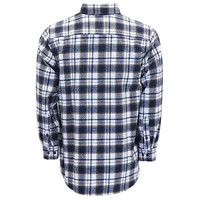 Kemeja Kerja Pelindung Api FR Wear NFPA2112, Kemeja FRC Bersertifikasi ASTM CAT2, Katun Flanel Anti Api, Motif Kotak-kotak, Pria, Ukuran XS-5XL