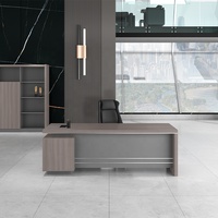 Nouveaux meubles de bureau modernes, dernières conceptions de bureaux de travail, table de direction, bureau de direction, bureau en forme de L, table en MDF