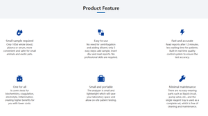 Veterinária Full Auto Química Analyzer Multi-função Bioquímica Coagulação Eletrólito Inflamação Disco Reagente Tamanho Pequeno - Product Image 5