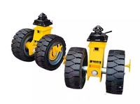 Roues de déplacement pour conteneurs ISO à usage intensif, 6000 kg, 16 pouces, double roue, roulettes pour conteneurs ISO