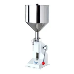 Small Hand Operated Pressure Manual Paste Filling lip gloss filler Machine For Small Bottle Oil Cream Liquid filling equipment