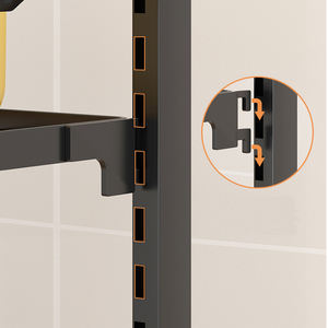 Type debout cuisine ménage quatre couches <span class=keywords><strong>mettre</strong></span> Pot Rack comptoir multifonctionnel <span class=keywords><strong>sous</strong></span> l'évier armoire cuisine supports de rangement - Product Image 6