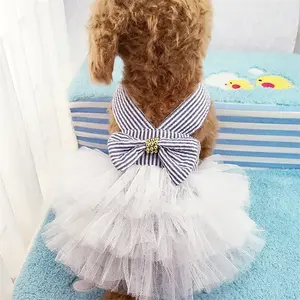 Vestido de fiesta de princesa pequeño para perros, ropa Rosa sexy para primavera y verano, 2022