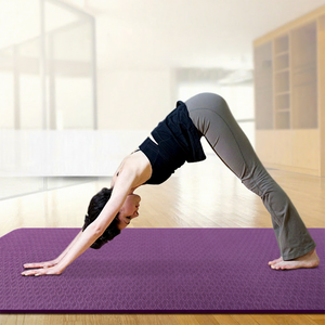 <span class=keywords><strong>Tapis</strong></span> <span class=keywords><strong>de</strong></span> yoga TPE épaissi 90 cm, 8 mm d'épaisseur, longueur 183 cm, confortable et rebondissant, pour Pilates et fitness, logo personnalisé disponible, direct usine - Product Image 1