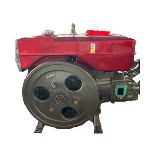 Moteur diesel R195 CDHB refroidi par eau, 4 temps, monocylindre en acier et alliage avec roulement pour machines agricoles - Product Image 1