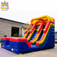 Tobogán Inflable para Adultos y Niños, PVC Comercial de 0.55mm, Excelente Resistencia a Bajas Temperaturas, Cumple con la Norma EN14960
