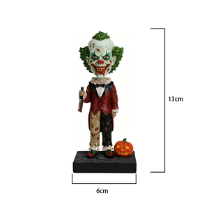 Tùy chỉnh bobblehead nhà sản xuất tạo ra đáng sợ chú hề bức tượng nhỏ cho Halloween trang trí tùy chỉnh figurine <span class=keywords><strong>Maker</strong></span> - Product Image 4