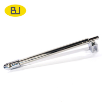 Barres de support réglables en acier inoxydable 304 durable, surface polie, fixation murale, tige de tirage pour accessoire de douche de salle de bain