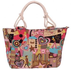 Sac à main imprimé tendance 2026 pour femme, sac à bandoulière en toile pour l'été, la plage et le quotidien, sac de shopping féminin - Product Image 6
