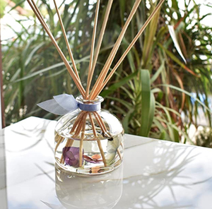 Lujosa botella de cristal de 4,5 oz, difusor de aroma de flores secas naturales, lavanda, diferentes aromas de aceite, perfume, reed - Product Image 3