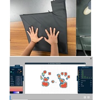Capteur de pression de siège en tissu FSR, coussin personnalisable pour une assise ergonomique et la cartographie de la pression des sièges, OEM/DEM