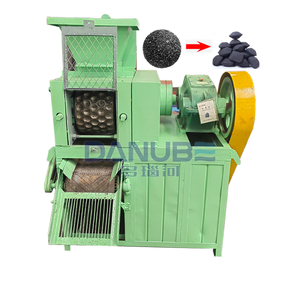 Good Burning Effect Industrial Biomass BBQ Wood Sawdust Coconut Shell Charcoal <b>Coal</b> Ball Briquette Press Machine - Product Image 1