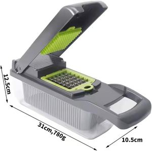 Multifunctional Manual 16 in 1 <b>Vegetable</b> Chopper Slicer Handheld Onion Mandoline Kitchen Dicer Chopper <b>Vegetable</b> Cutter - Product Image 2
