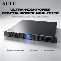 Amplificateur de puissance numérique AOFO NX41000 4 canaux 4x1000W 1U Classe D pour subwoofer de scène