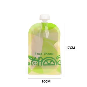 Bolsas de Mylar portátiles personalizadas impresas para leche, agua, gelatina, jugo de frutas y bebidas, a prueba de humedad y anticorrosivas, con boquilla de plástico. - Product Image 5