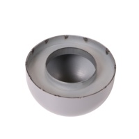 Tutup Ujung Filter Setengah Lingkaran HONSTAR dengan Penutup Atas Dilas Galvanis untuk Elemen Filter Karbon Aktif Industri
