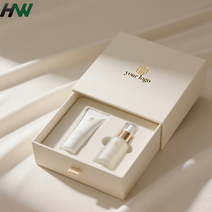 กล่องเครื่องประดับแบบลิ้นชักเคลือบ UV ปั๊มลายทองตามสั่ง บุฟองน้ำ บรรจุภัณฑ์กล่องกระดาษแข็งเคลือบเงา/ด้าน - Product Image 1