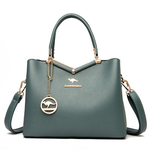 Nouveau sac bandoulière tendance grande capacité en cuir PU souple pour femme, sac à main de luxe de créateur - Product Image 1