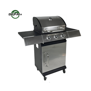 Heißer Verkauf: Tragbarer Edelstahl-Outdoor-Camping-BBQ-Grill mit integriertem <span class=keywords><strong>Gas</strong></span>-Pizzaofen – ideal für unterwegs und Camping - Product Image 2