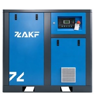 Compresor de Aire de Tornillo de Accionamiento Directo ZAKF, 37KW 50HP, Velocidad Fija, 7-12 Bar, Lubricado con Aceite, Silencioso, Uso Industrial