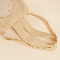 Chaussons de danse à demi-semelle pour pirouettes, haute élasticité