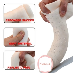 Tic/doise dành cho người lớn nữ mềm hướng dẫn sử dụng Silicone 100% không thấm nước Dương vật giả 265 gam Made in zhejiang cho thủ dâm - Product Image 5