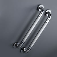 Barres d'appui antidérapantes OEM pour salle de bain, design hôtelier, en acier inoxydable, pour la sécurité des toilettes et des baignoires