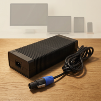 Chargeur de batterie LiFePO4 Lianyunda, approuvé par les professionnels, 100-240V 80.3V 3.5A, pour chariots élévateurs électriques et systèmes de stockage solaire
