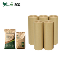 Sacs en papier compostables écologiques, résistants à la graisse, jetables, enduits à base d'eau, recyclables, de qualité alimentaire, pour légumes/fleurs